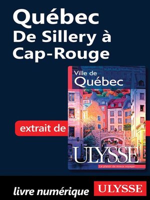 cover image of Québec--De Sillery à Cap-Rouge